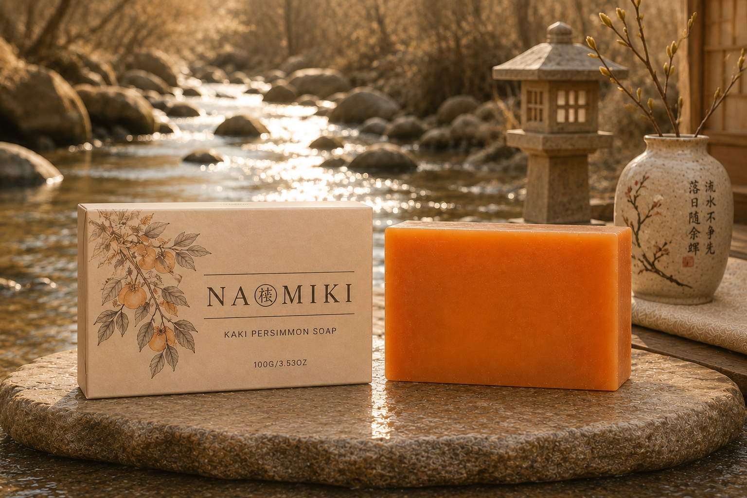 Savon au kaki japonais